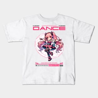 kawaii princess dance anime girls Kids T-Shirt